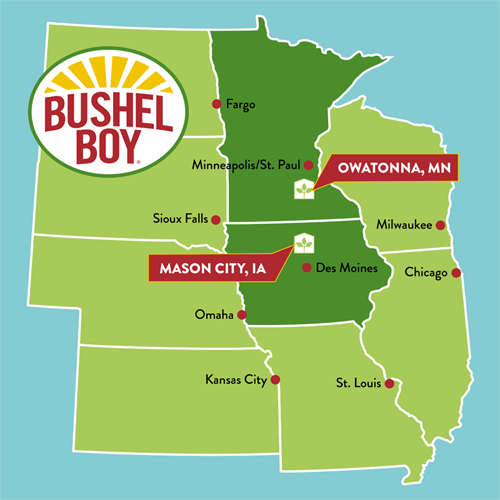 Bushel Boy Locations Map